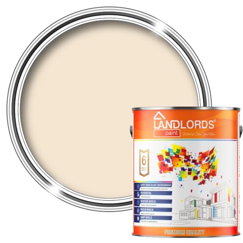 Landlords Anti Damp, Anti Mould and Condensation - London's Magnolia Matt Finish - 1 Litre - Prevent & Control Damp On Internal Walls & Ceilings - Easy To Apply