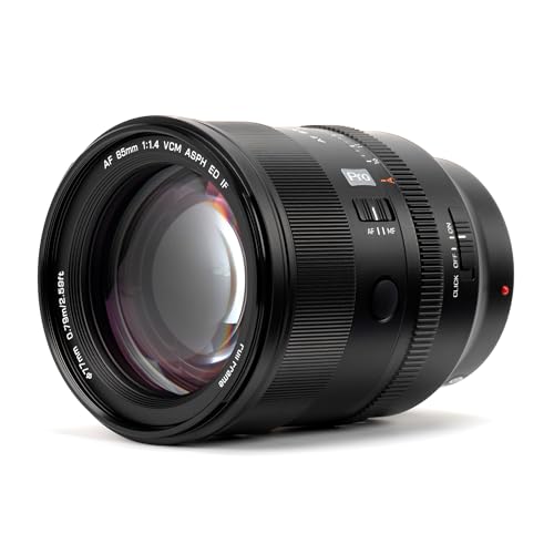 Image of VILTROX 85mm F1.4 Pro FE Full Frame Lens Auto Focus Large Aperture Prime Portrait Lens with Hyper VCM Motor Compatible with Sony E-Mount Cameras a7c a7RII a7RIII a7RIV a7SIII a9 FX3 A1 A93 ZVE1