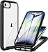 Produktbild CENHUFO für iPhone SE 2020/SE 2022 Hülle, iPhone 8 Hülle, iPhone 7/6S/6 Hülle 360 Grad Handyhülle Stoßfest Schutzhülle Panzerhülle mit Eingebautem Displayschutz Outdoor Bumper Cover Case - Schwarz