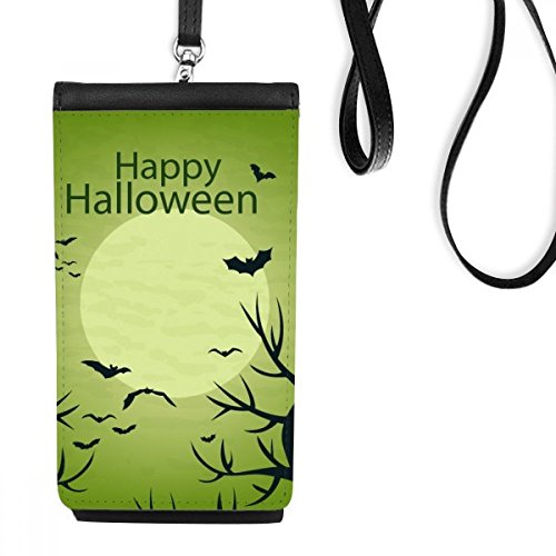 Cadeau original porte-monnaie smartphone suspendu en cuir noir