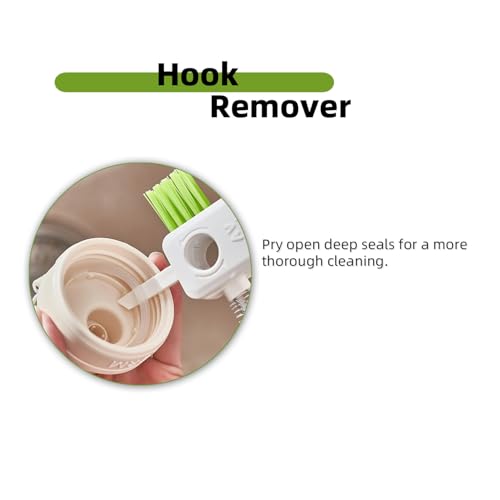 Image of A Multifunctional Cleaning Brush That is Good at Cleaning Stainless Steel Cup Lids and U-Shaped Cup Mouths