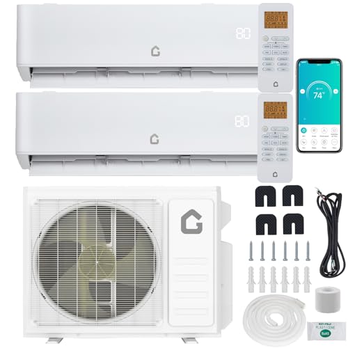 Garvee 20000 BTU Dual Zone Mini Split AC/Heat