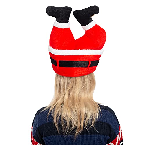 Joyin 2Pcs Christmas Santa And Elf Pants Hats For Funny Hilarious And Festive Christmas Party Hat Dress Up Celebrations, Winter Party Favor, Christmas Decorations, Costume Accessories #TOP7