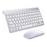 Thin and Light Wireless Keyboard and Mouse Set Silent Mute Keyboard Set Smart TV Wireless Keyboard...