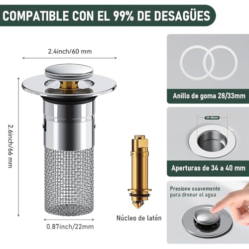 Céspoles y contras para lavabo 9 Imagen adicional