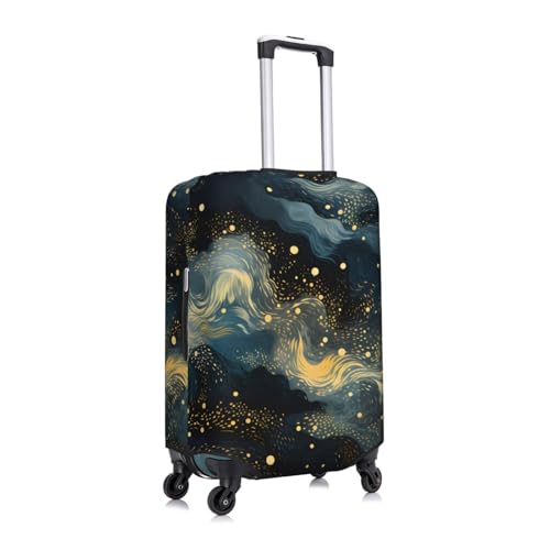 Classic Universe Prints Travel Luggage Cover for Suitcase Anti-Scratch Fashion Suitcase Protector Washable Elastic Baggage Covers Fits 22-24 Inch Luggage for Travel Beach Holiday2