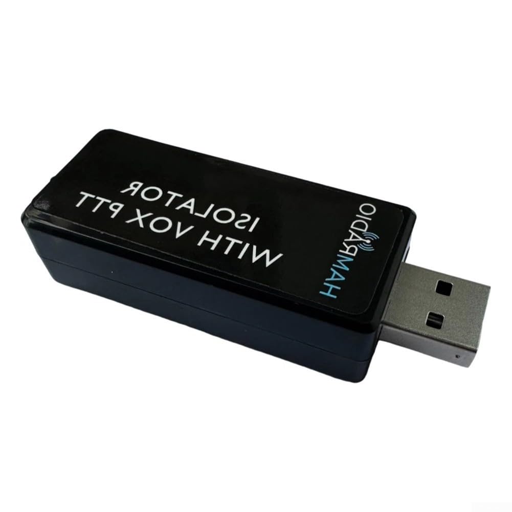 Ham Radio USB per adattatore audio con controllo PTT porta seriale e isolamento accoppiatore ottico per interfaccia modalità digitale (con connettore)