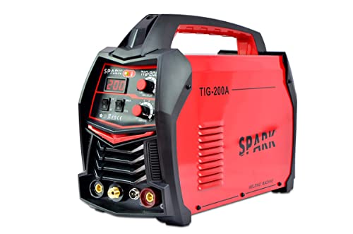 Soldador TIG MMA 200A / 220V DC, Pantalla Digital, Tamaño Máximo De Electrodo 4.00mm,...