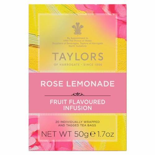 Image of Taylors of Harrogate Rose Lemonade Infusion, 20 Teabags (Pack of 2)