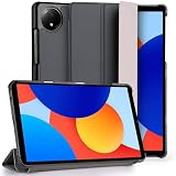 GeeRic Xiaomi Redmi Pad SE 8.7" 対応 ケース 8.7インチ Xiaomi Redmi Pad SE 4G 対応 保護カバー タブレットケース 手帳型 スタンドケース オートスリープ機能 軽量 薄型 耐衝撃 傷防止 グレー