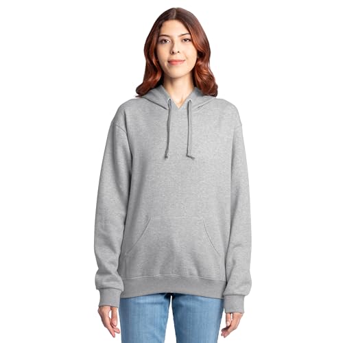 Image of Fruit of the Loom Men's Eversoft Fleece Pullover Hooded Sweatshirt, Moisture Wicking & Breathable