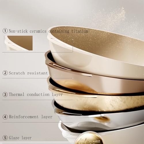 Wok de Cerámica 32 cm Antiadherente sin revestimiento miniatura 6