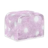 Toaster Abdeckung Weiße Runde Robustes Canvas, reißfest wasserabweisend, langlebig und...