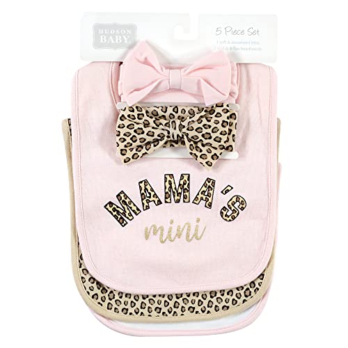 Image of Hudson Baby Unisex Baby Bandana Bibs and Headbands
