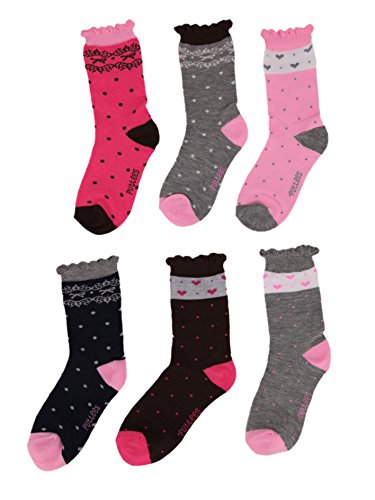 Socks for babies boys kids girls and children. Package of 12 pairs (assorted colors, same design.) (C-08 Dots, S)