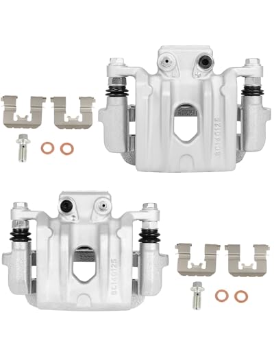 cciyu 19B6271S 19B6270S Rear Left & Right Brake Calipers With Bracket For Kia For Sorento 2014-2018