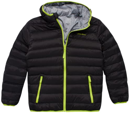 Image of Eddie Bauer Kids' Reversible Jacket - Weather Resistant Quilted Down Coat for Boys and Girls (3-20)
