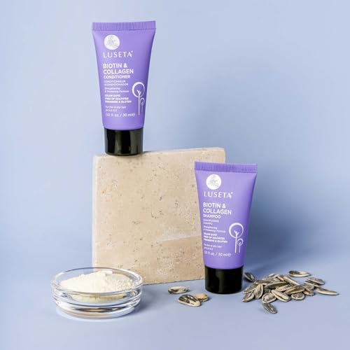 Image of Luseta Biotin Shampoo and Conditioner and Travel Kit for Hair Growth,Hair Thickening Treatment for Men and Women
