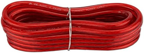 VM Audio SRPK4R 4 Gauge Ga Car Amplifier Amp Installation Wiring Wire Kit+RCA