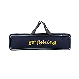 Protable Fishing Rod Organizer Bag, with Adjustable Shoulder Strap and Widened Tote Bag, Fishing Pole Storage Bags Fishing Gear Organizer for Fishing Enthusiasts and Beginners, Heavy Duty,