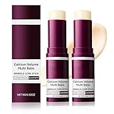 Peksozi 2PCS Calcium Multi Balm Stick, Calcium Volume Multi Balm, Korean Collagen Moisturizing Stick, Firming & Hydrating for Eye, Face & Neck