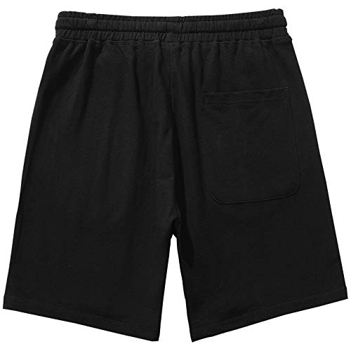 AMY COULEE Men's Casual Shorts 8" Cotton Athletic Workout Lounge Sweat Shorts with Pockets2
