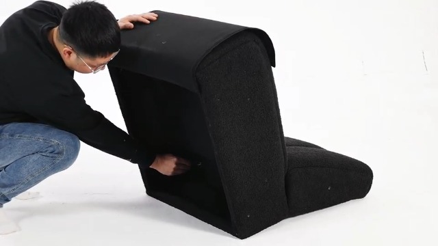Sillón cómodo peluche marrón miniatura 7