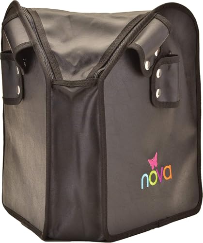 NOVA Medical Products Pouch Bag for 3 Wheeled Rollator Walker Replacement Storage Tote & Organizer for Three Wheel Mobility Aids, Zippered Closure, Durable Design