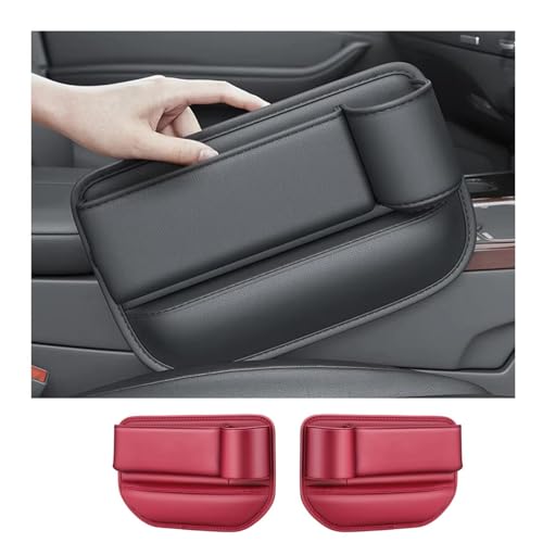 JNDPDNQL Auto-Lückenfüller-Organizer Für Lexus LX570 2008-2022 Leder Auto Stuhl Gap Organizer Aufbewahrungsbox Auto Innenraum Aufbewahrungstasche