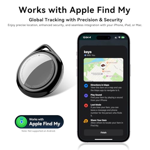 Fidesert Bluetooth Tracker 4-Pack (Apple Find My) — view 5