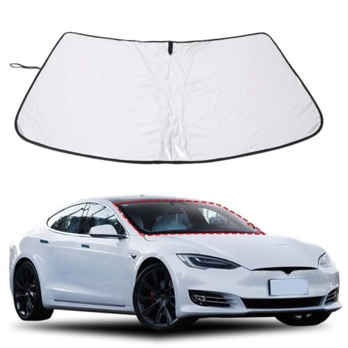 Pare-soleil pour Tesla Model S évite le volant brûlant et préserve l'écran