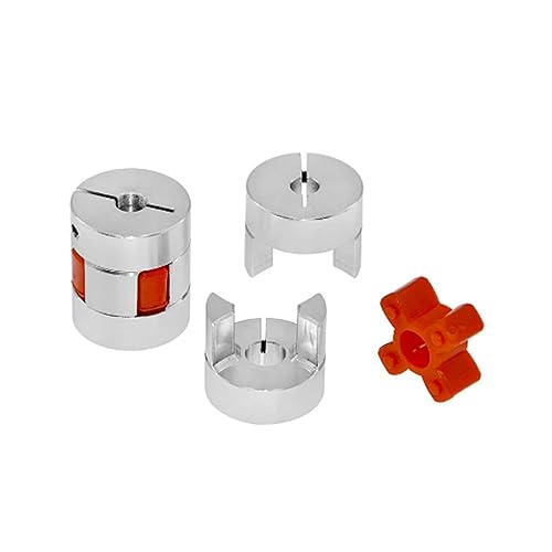 Miniatura 3 de CHANCS D30 L35 Ciruela Modelo Motor Eje Acoplamiento Flexible Acoplador Diámetro Interior de Aluminio 0.250 in a 0.250 in para Impresora 3D Máquina