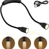 Lampada da Lettura LED USB Ricaricabile, Luce...