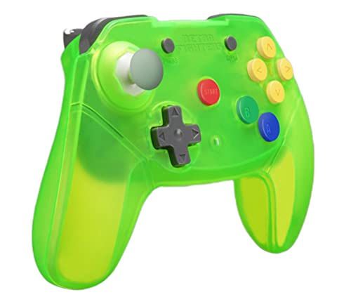 Image of Retro Fighters Brawler64 Wireless Edition N64 Controller - Nintendo 64 - Limited Edition Extreme Green