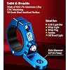 BRCOVAN UTV Whip Flag Mount, Solid Aluminum Alloy Whip Light Mount, UTV Off-Road LED Light Bar Mounting Bracket, 360 Rotating Roll Bar Clamp Holder Fit on 1.5''/1.65'' /1.75''/1.85''/2'' Roll Cages