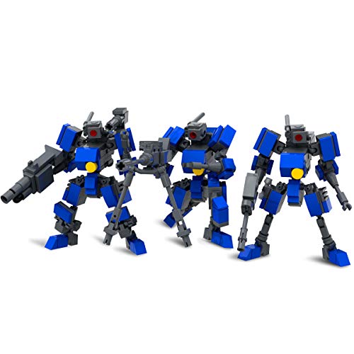 LetMay Original Design Mecha Series DIY Building Block,Mini Robot Scrap Iron Team fit for Mobile Frame Zero Game…