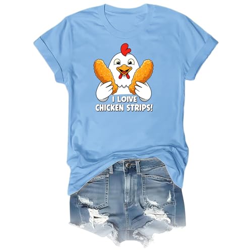 I Love Chicken Strips Shirt, I Heart Love Chicken Strips T-Shirt