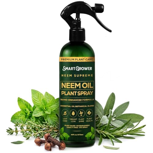 Image of Neem Oil Spray for Plants Botanical Blend - Plant Wash with Natural Essential Oils, Simple Ready-to-Use Plant Spray for Gardens, Houseplants, Indoor & Outdoor Plants - 16 oz