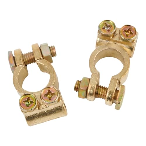 Battery Terminal clamp Connector 1 Pair 12V Leisure Battery Terminals Connectors Clamps Car Van Caravan Motorhome Quick Release Battery Terminal