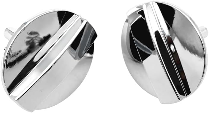 BP1158T Hood Pin Twists Locks, Air Hood Pin Chrome Twists Locks Set Fits for 1969-1972 Oldsmobile Cutlass 442