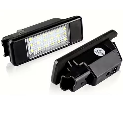 Compatible for Peugeot LED License Plate Lamp:106 3D/5D HATCHBACK Facelift 1997~2004;1007 3D HATCHBACK; 207 3D/5D HATCHBACK;207 2D COUPE CABRIOLET; 307 3D/5D HATCHBACK; 308 2D COUPE CABRIOLET; 308 3D/5D HATCHBACK; 3008 5D CROSSOVER; 406 2D COUPE; 406 4D SEDAN Facelift 2000~; 407 4D SEDAN 508 4D /5D wagon; 508 4D /5D wagon '806 '806; Expert III RCZ 2D COUPE