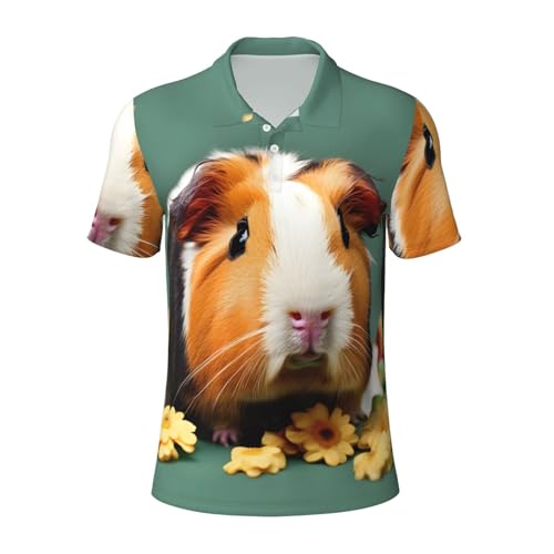 Polo contre la transpiration cochon d'Inde homme : restez au sec en manches courtes