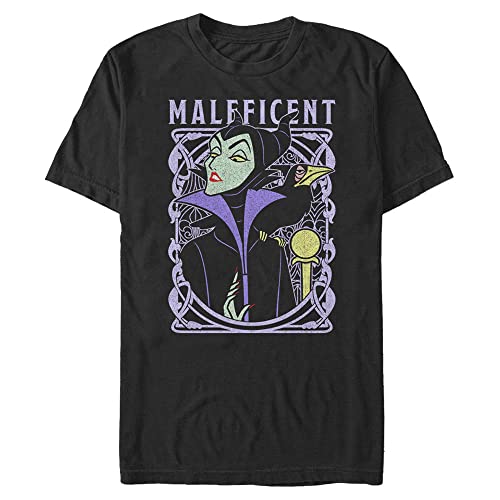 T-Shirt Disney Maléfique Homme Noir 3XL idéal pour look urbain décontracté