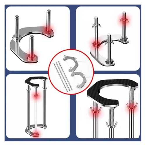 Patas de soporte para fregadero extensibles que evitan caídas y refuerzan la encimera 8