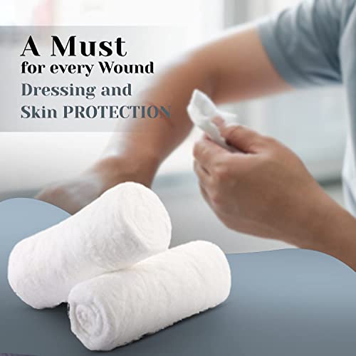 Image of THB (100gmX50), Pure Cotton Roll For Makeup Remover Cotton Pads For Face | Toner application |Ultra Soft |Cotton Facial Cleansing Wipes For Parlor and Baby Car 5 Kilogram Pack(100 Gramx50)
