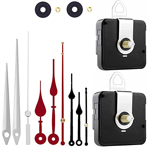 Image of YONOTA� A Product of SONAM Quartz, Sweep & Ticking Silent Movement Machine for Wall Clock (2 Sets DIY)( Needles: Antique Silver,Maroon,Gold) (Made in India 100%)