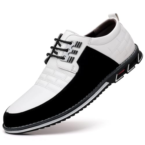 Image of Men's Premium Casual Lace Up Walking Shoes Business Driving Oxford Shoes