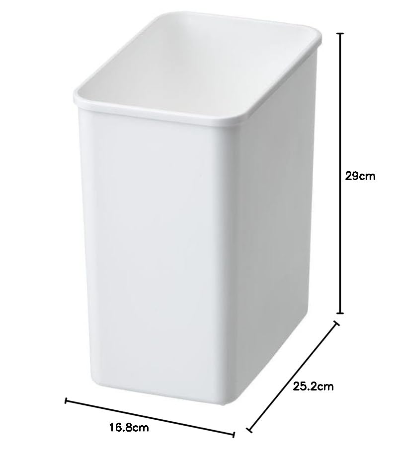 Amazon.co.jp: カインズ(CAINZ) ゴミ箱 M 10L ホワイト 白