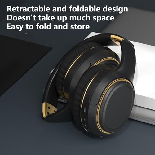 Auriculares con cancelación de ruido para trabajar sin distracciones y estudiar con diadema plegable 4