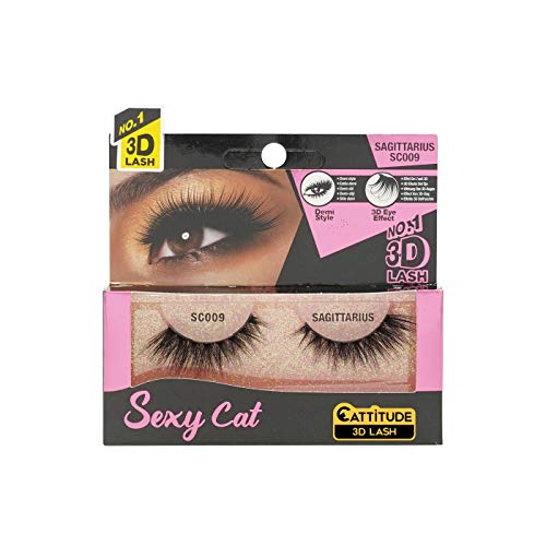 EBIN NEW YORK Cattitude 3D Lash Sagittarius Winged Reusable